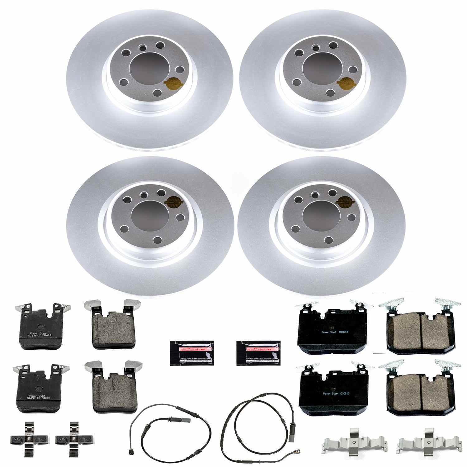 Power Stop 14-16 BMW 228i Front & Rear Z23 Evolution Sport Coated Brake Kit