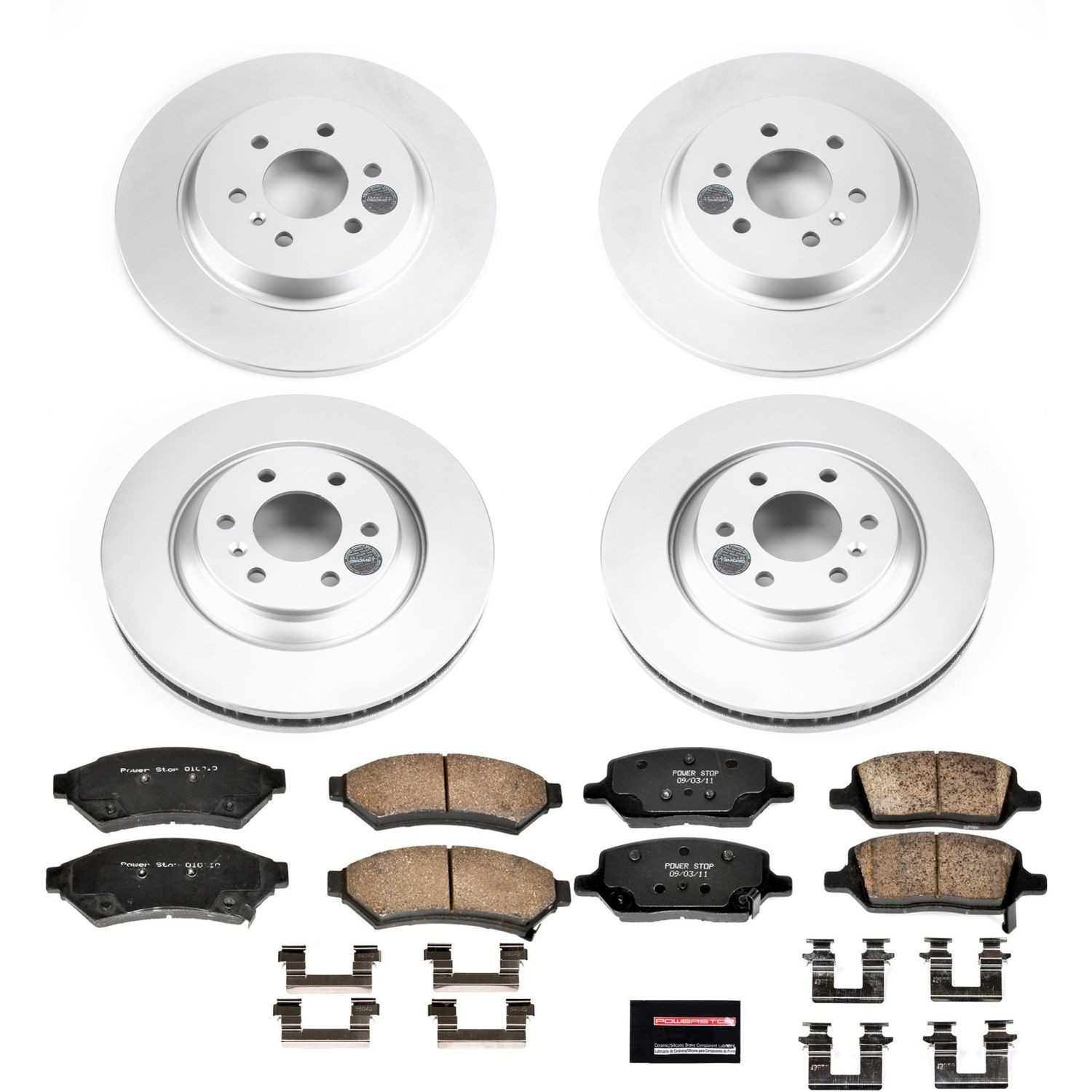 Power Stop 14-17 Mobility Ventures MV-1 Front & Rear Z17 Evolution Geomet Coated Brake Kit