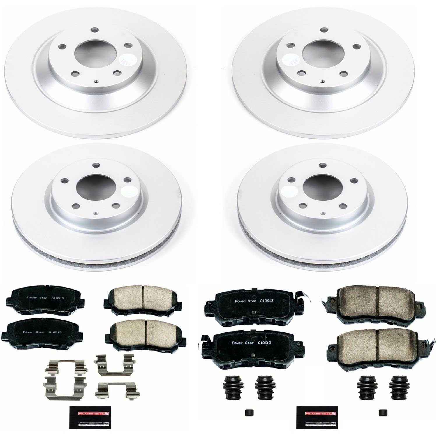 Power Stop 13-15 Mazda CX-5 Front & Rear Z17 Evolution Geomet Coated Brake Kit