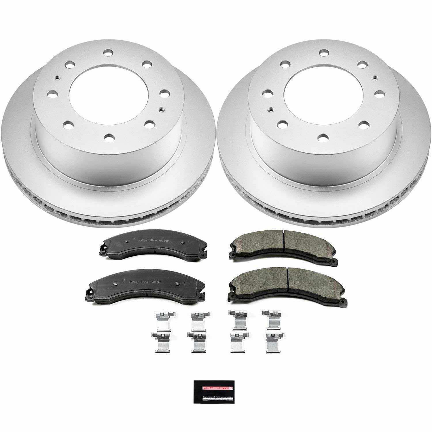 Power Stop 15-19 GMC Sierra 2500 HD Rear Z17 Coated Brake Kit