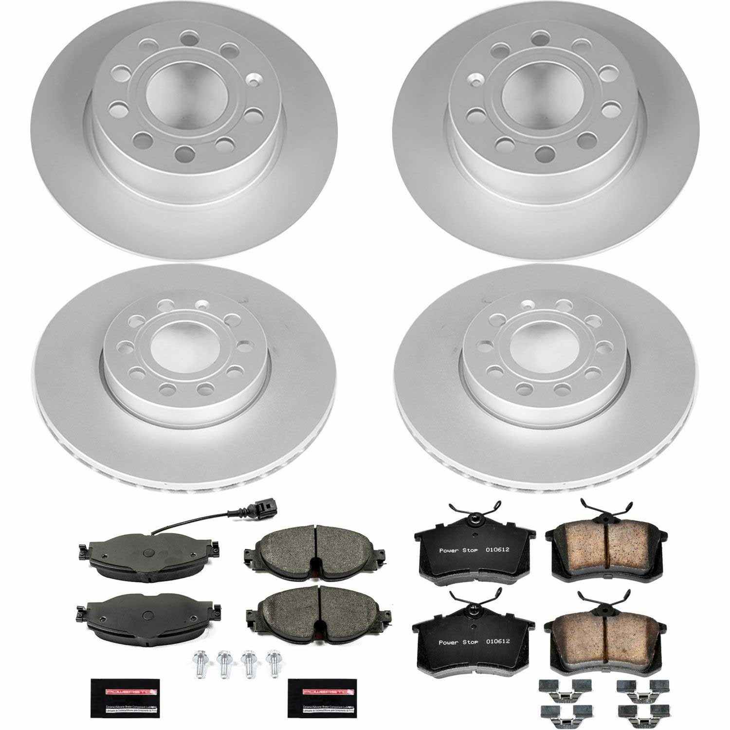 Power Stop 15-16 Volkswagen Golf Front & Rear Z23 Evolution Sport Coated Brake Kit