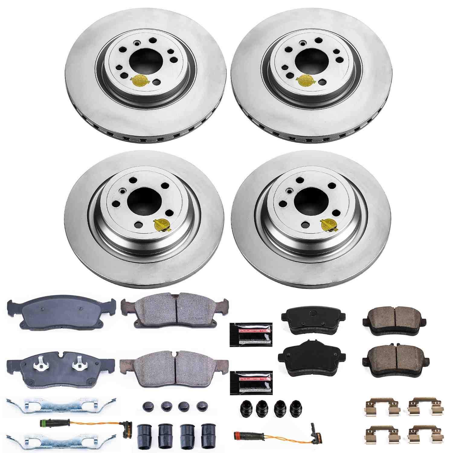 Power Stop 2016 Mercedes-Benz GLE300d Front & Rear Z23 Evolution Sport Coated Brake Kit