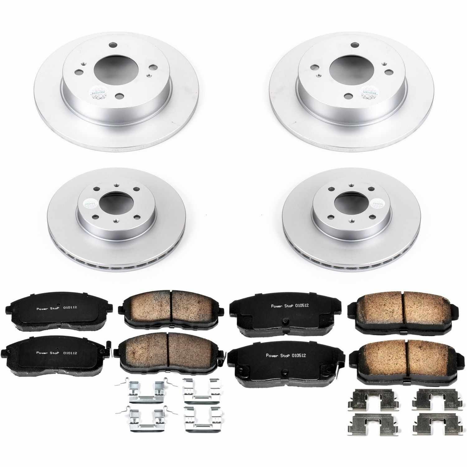 Power Stop 01-02 Infiniti G20 Front & Rear Z17 Evolution Geomet Coated Brake Kit