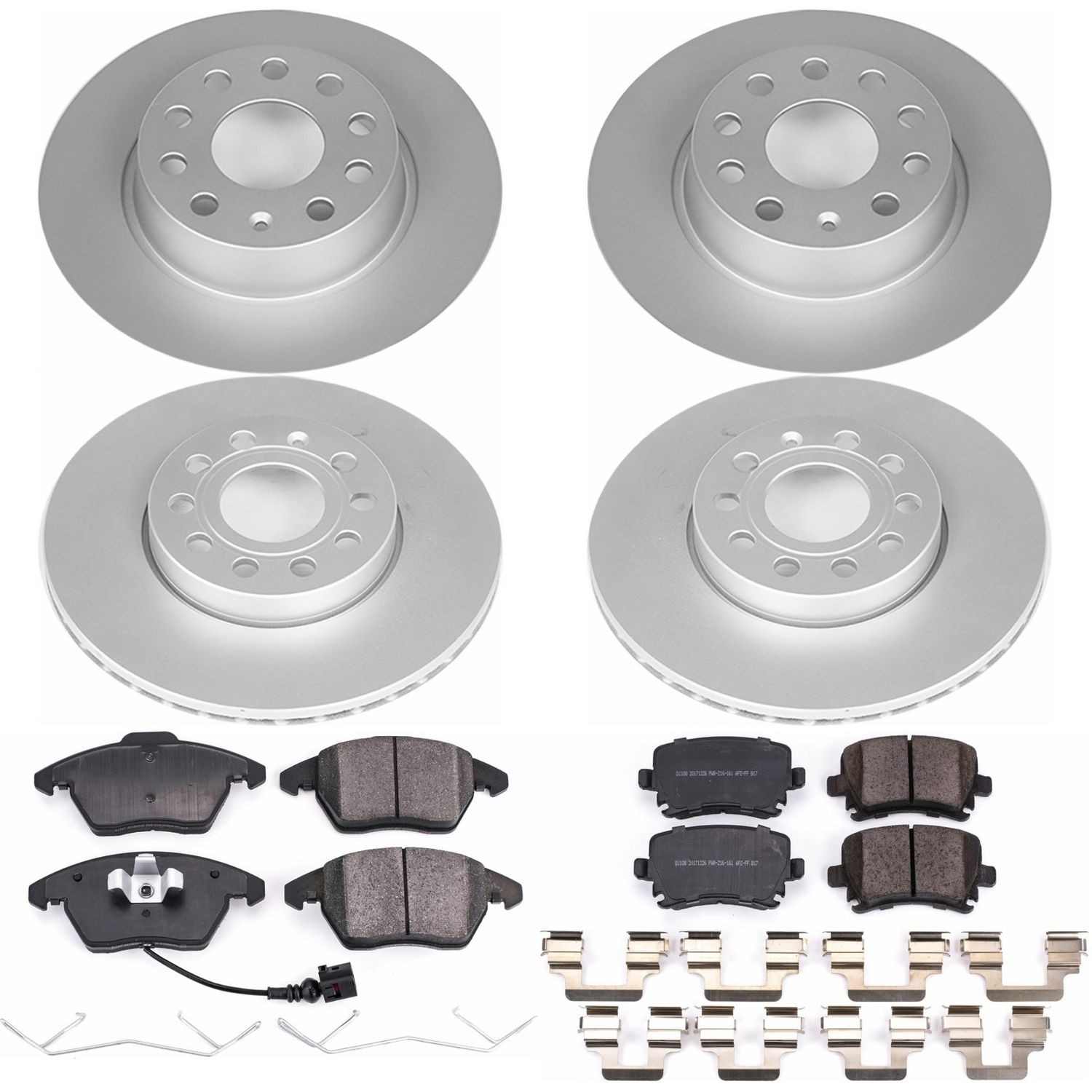 Power Stop 2010 Volkswagen Golf Front & Rear Z23 Evolution Sport Coated Brake Kit