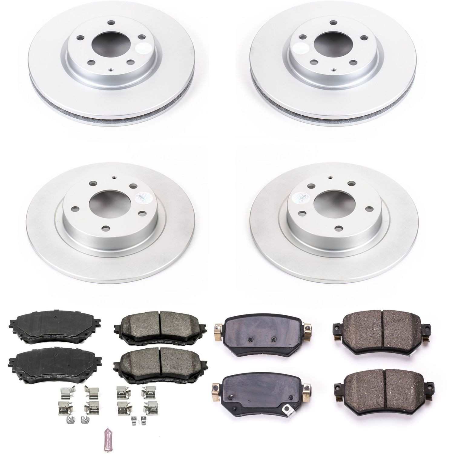 Power Stop 16-18 Mazda 6 Front & Rear Z17 Evolution Geomet Coated Brake Kit
