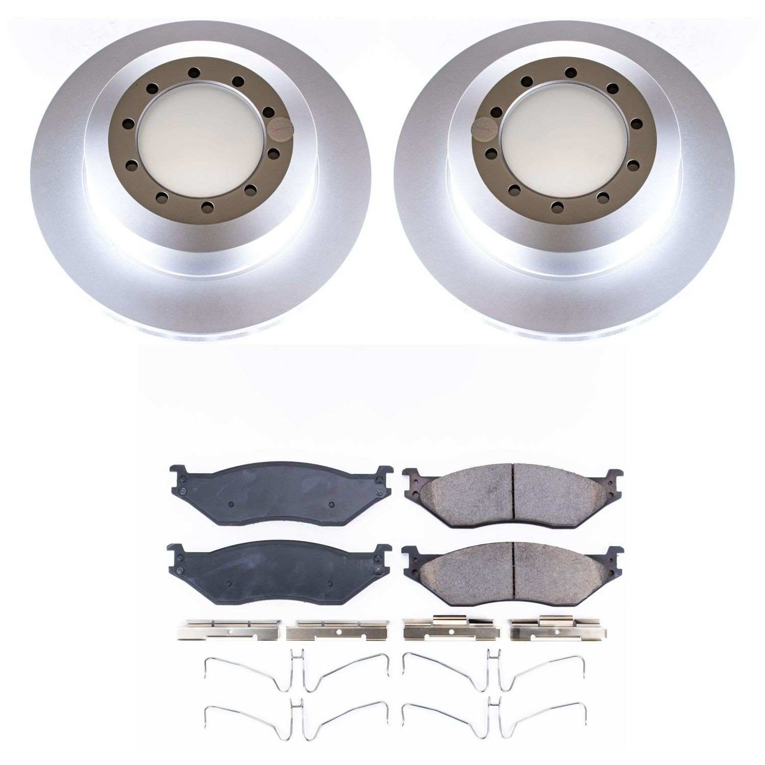 Power Stop 15-19 Ford F59 Front Z17 Coated Brake Kit