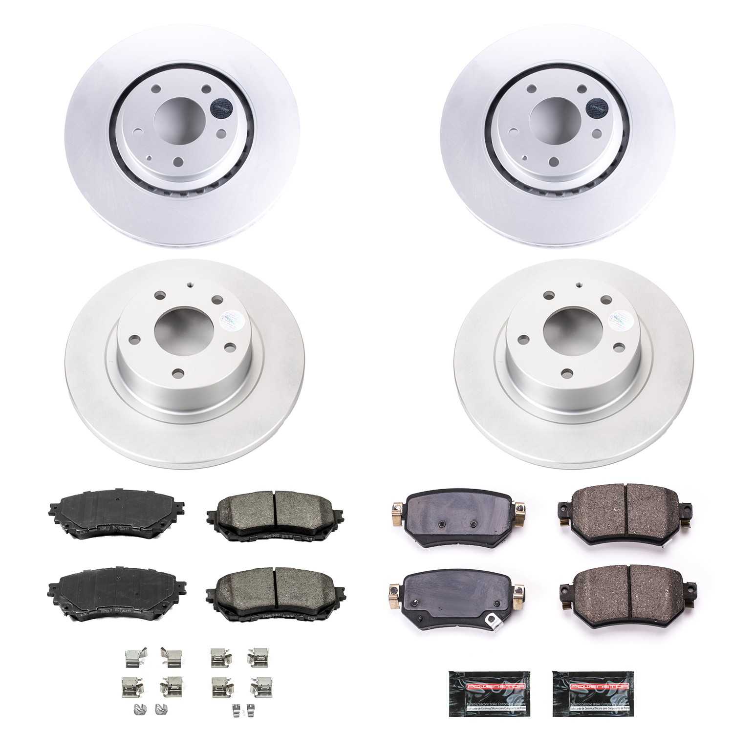 Power Stop 19-20 Mazda 6 Front & Rear Z17 Evolution Geomet Coated Brake Kit