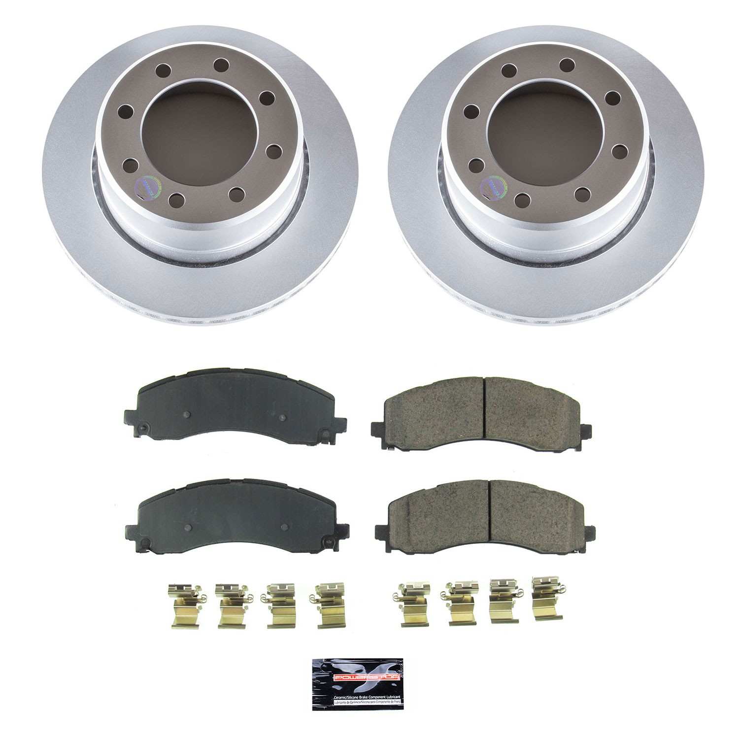 Power Stop 19-22 Ram 2500 Rear Z17 Coated Brake Kit
