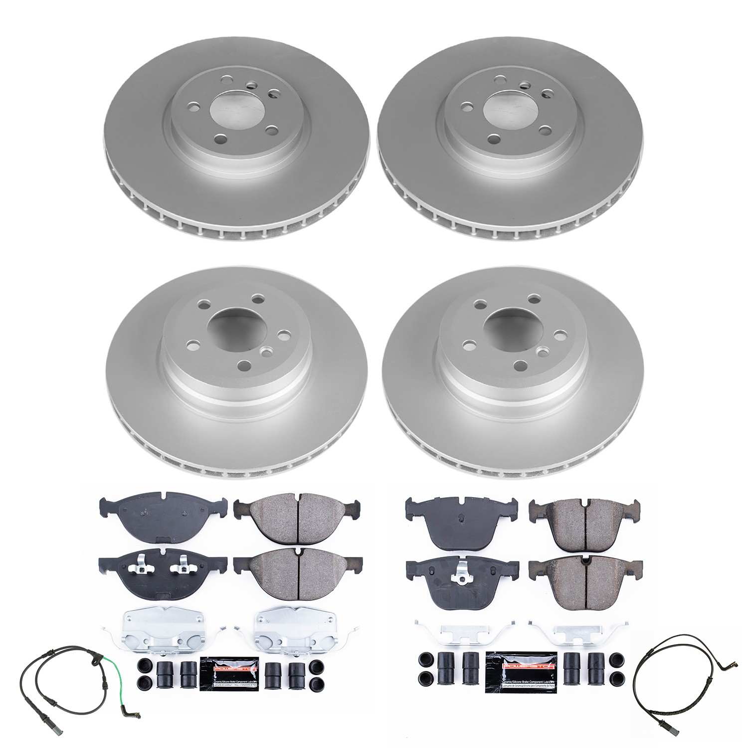 Power Stop 2010 BMW X6 Front and Rear Z23 Coated Brake Kit