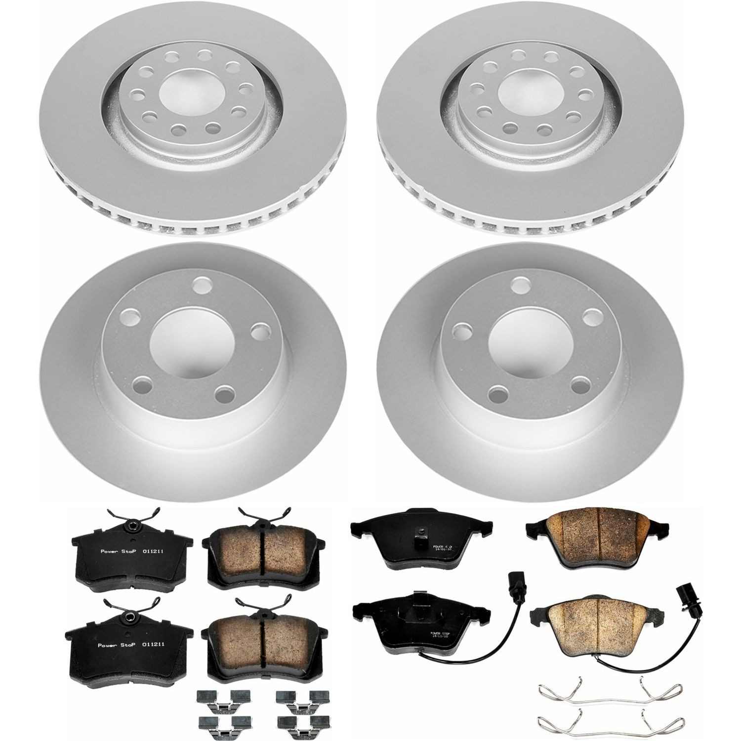 Power Stop 02-04 Audi A6 Quattro Front & Rear Z23 Evolution Sport Coated Brake Kit