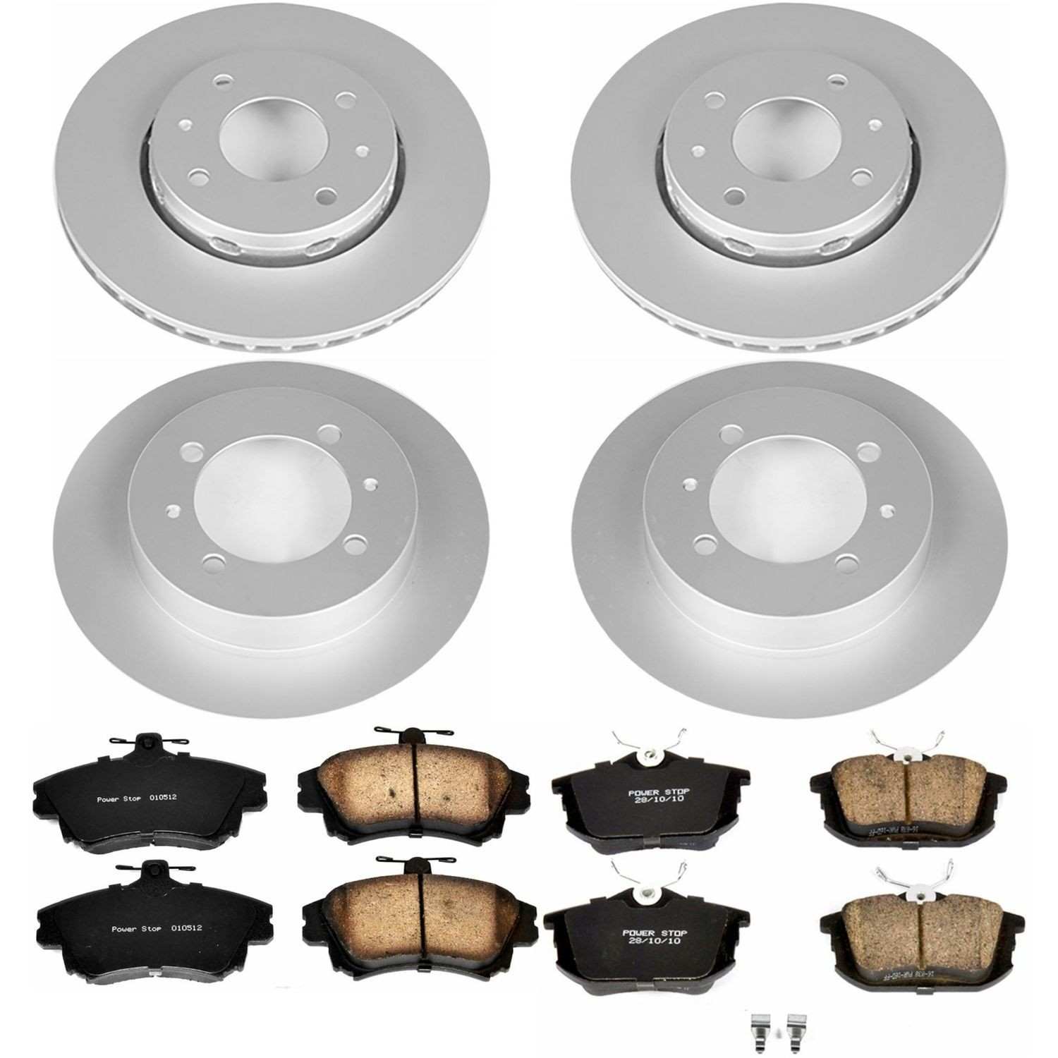 Power Stop 00-04 Volvo S40 Front & Rear Z23 Evolution Sport Coated Brake Kit