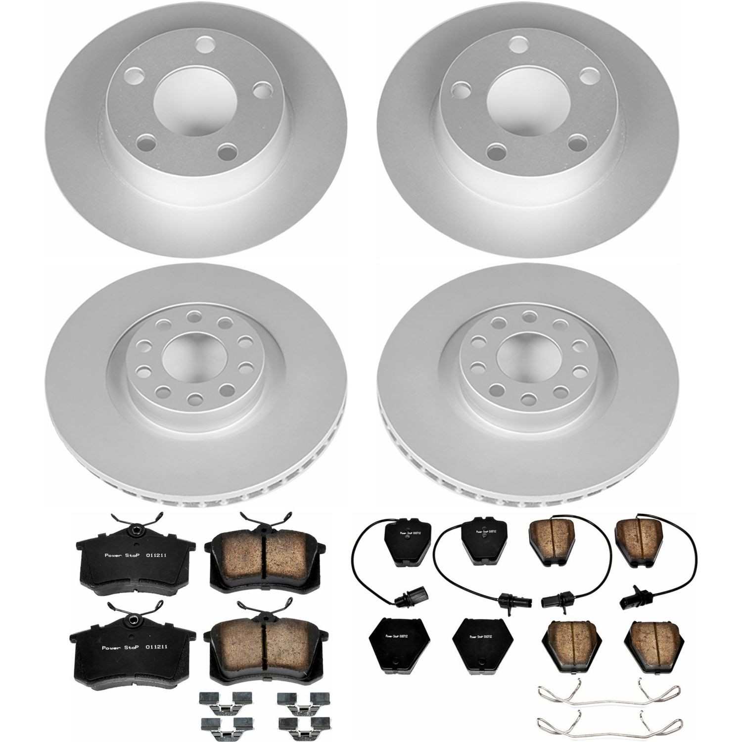 Power Stop 02-04 Audi A6 Quattro Front & Rear Z23 Evolution Sport Coated Brake Kit