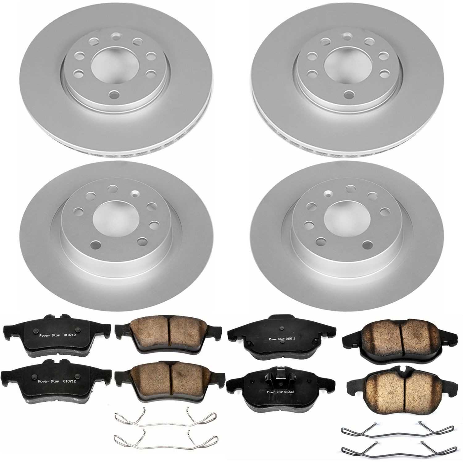 Power Stop 03-11 Saab 9-3 Front & Rear Z23 Evolution Sport Coated Brake Kit