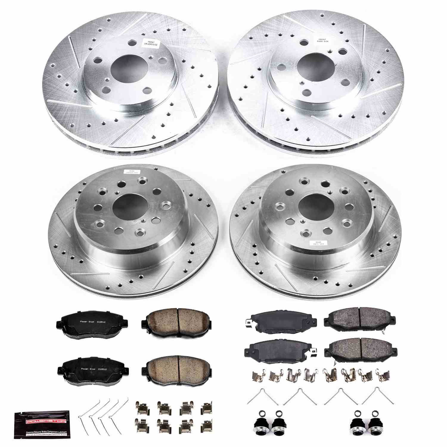 Power Stop 93-97 Lexus GS300 Front & Rear Z23 Evolution Sport Brake Kit