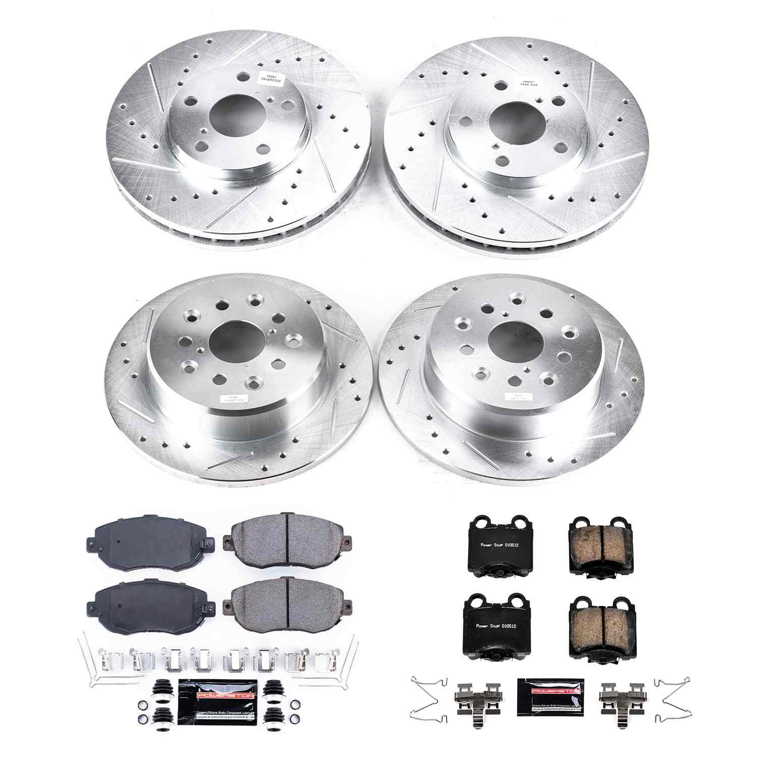 Power Stop 98-05 Lexus GS300 Front & Rear Z23 Evolution Sport Brake Kit
