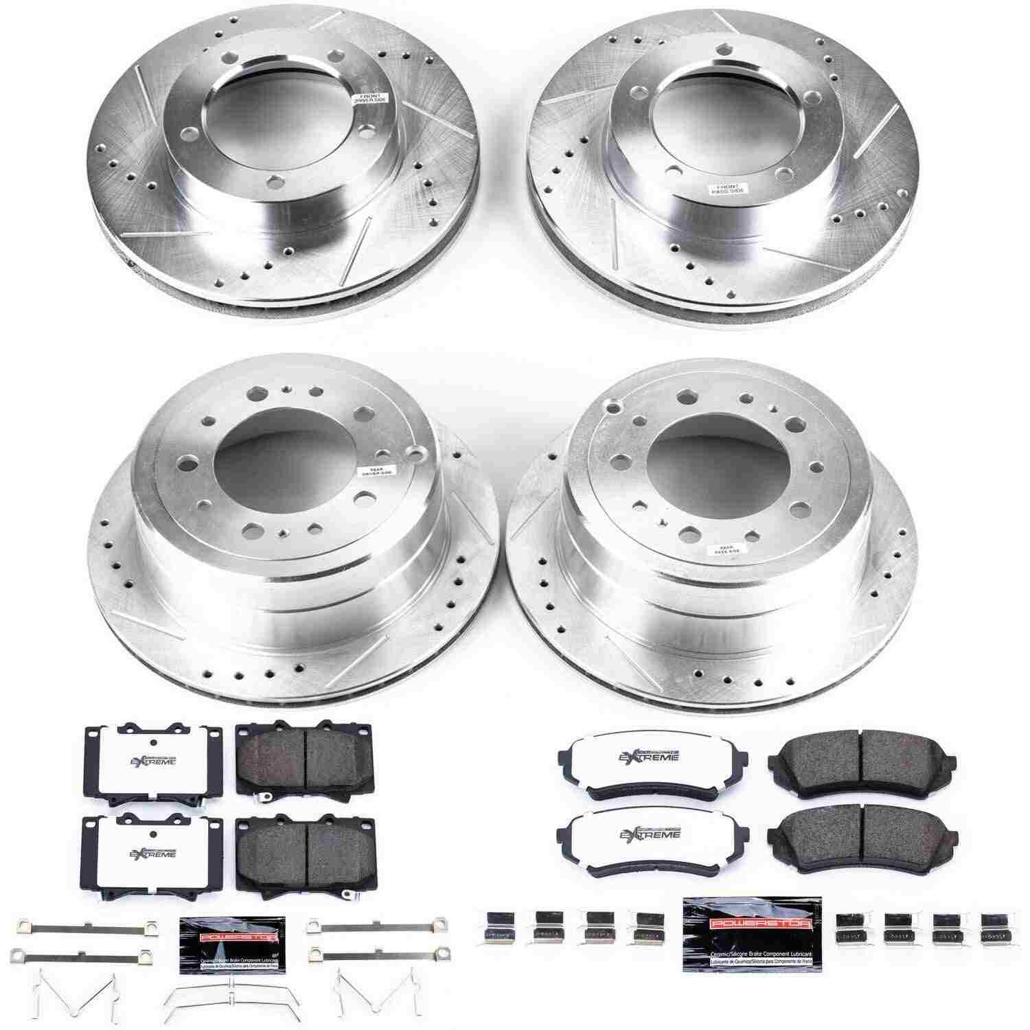 Power Stop 98-07 Lexus LX470 Front & Rear Z36 Truck & Tow Brake Kit