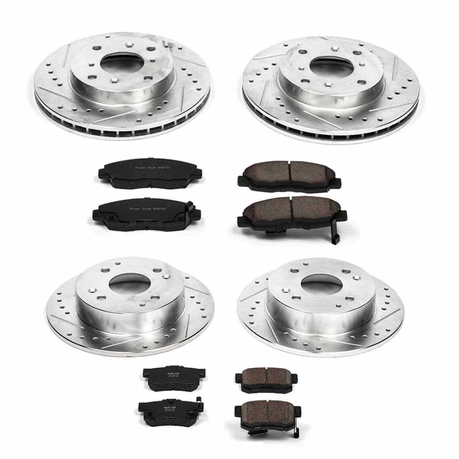 Power Stop 98-99 Acura CL Front & Rear Z23 Evolution Sport Brake Kit