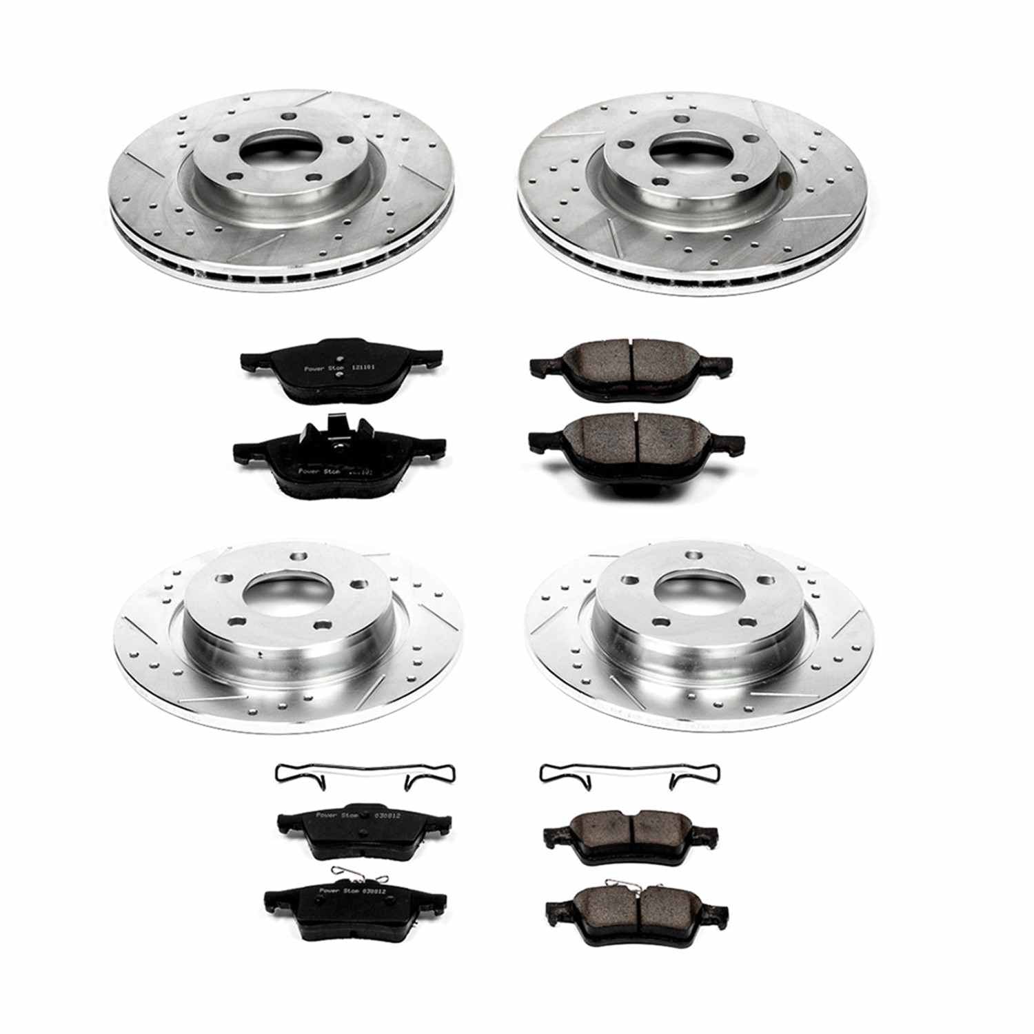 Power Stop 04-13 Mazda 3 Front & Rear Z23 Evolution Sport Brake Kit