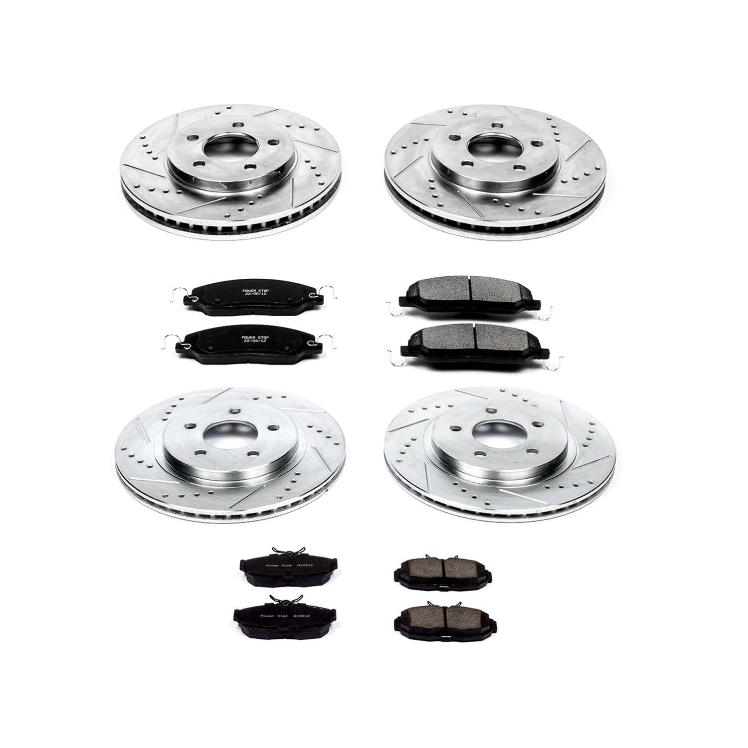 Power Stop 05-10 Ford Mustang Front & Rear Z23 Evolution Sport Brake Kit