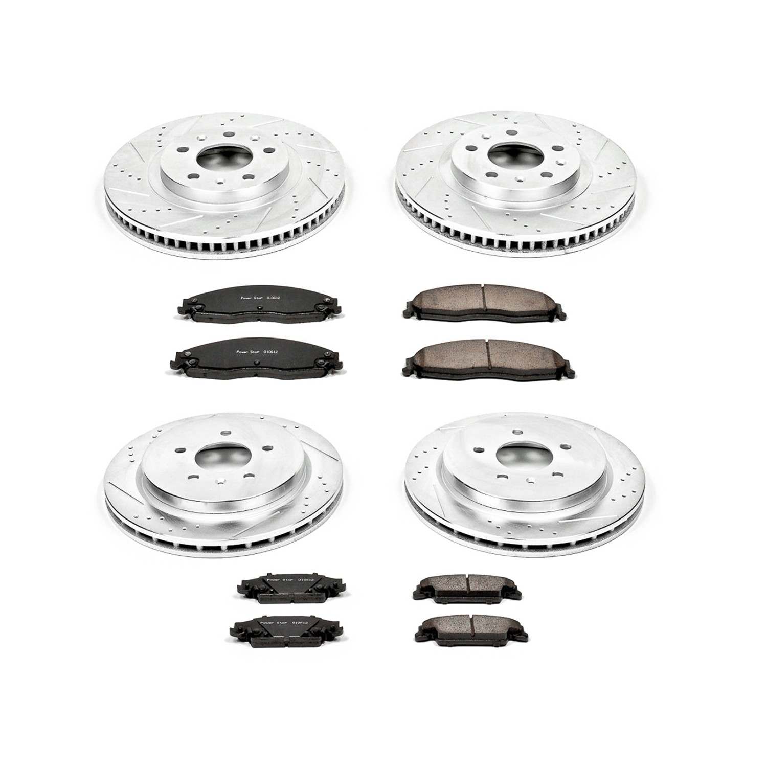 Power Stop 03-07 Cadillac CTS Front & Rear Z23 Evolution Sport Brake Kit