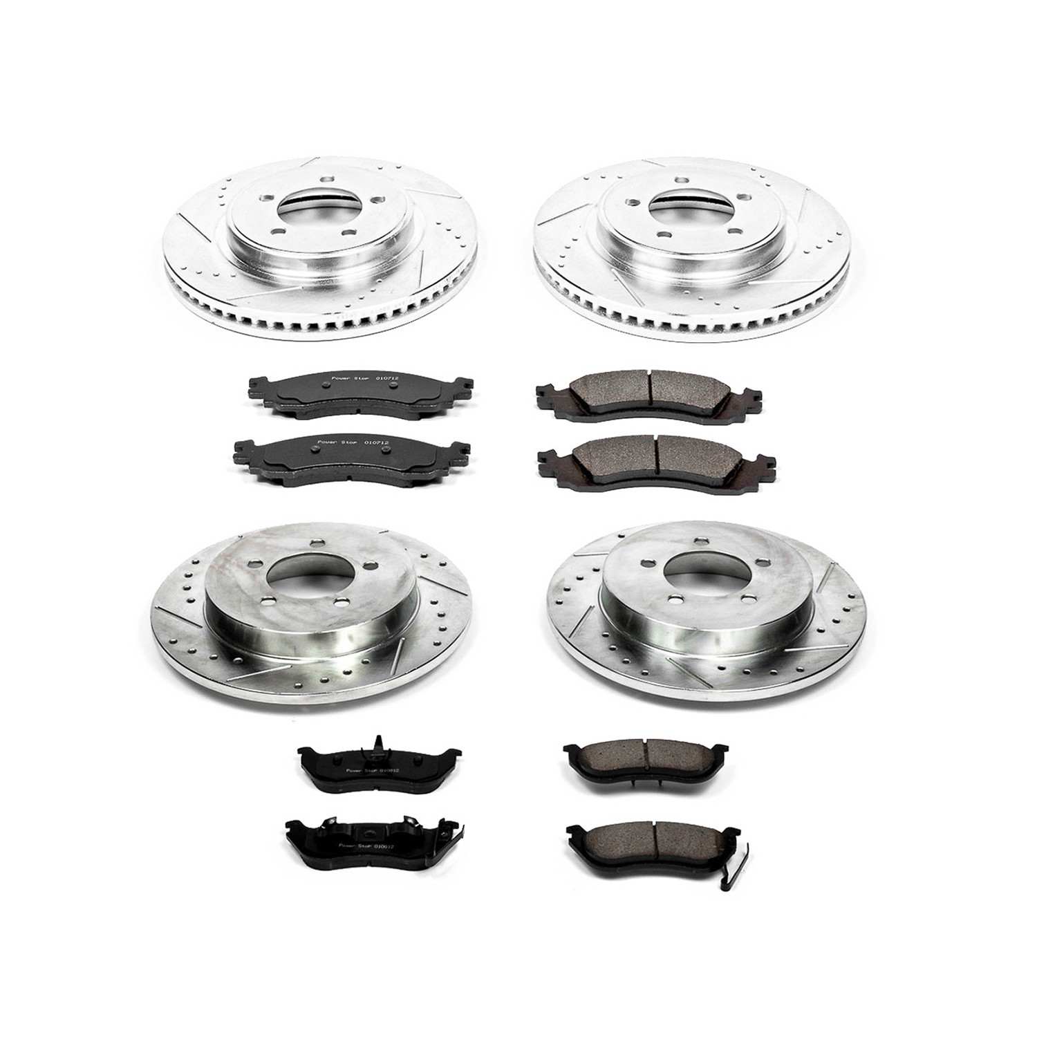 Power Stop 06-10 Ford Explorer Front & Rear Z23 Evolution Sport Brake Kit