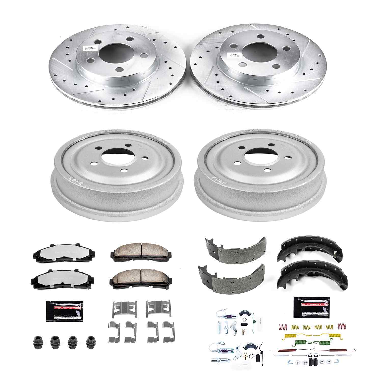 Power Stop 98-02 Ford Ranger Front & Rear Z36 Truck & Tow Brake Kit