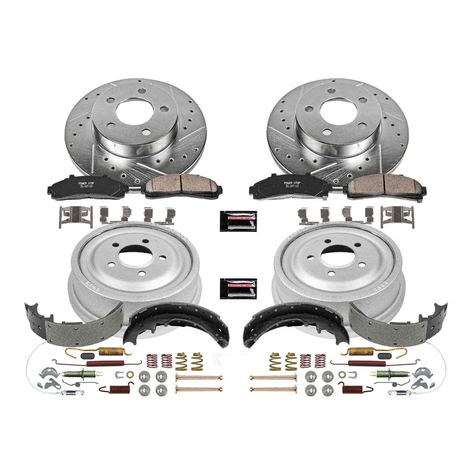 Power Stop 98-02 Ford Ranger Front & Rear Z23 Evolution Sport Brake Kit