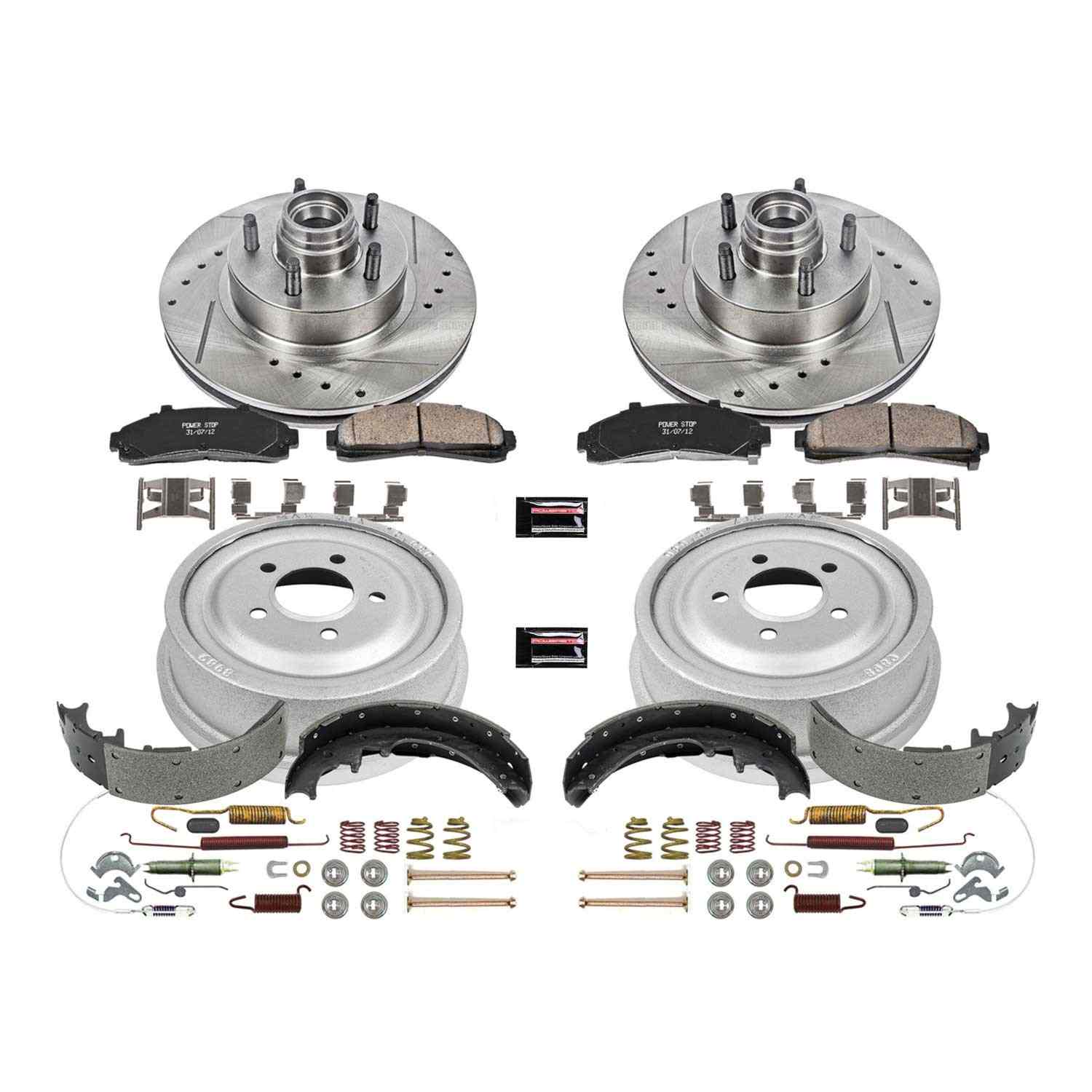 Power Stop 98-02 Ford Ranger Front & Rear Z23 Evolution Sport Brake Kit