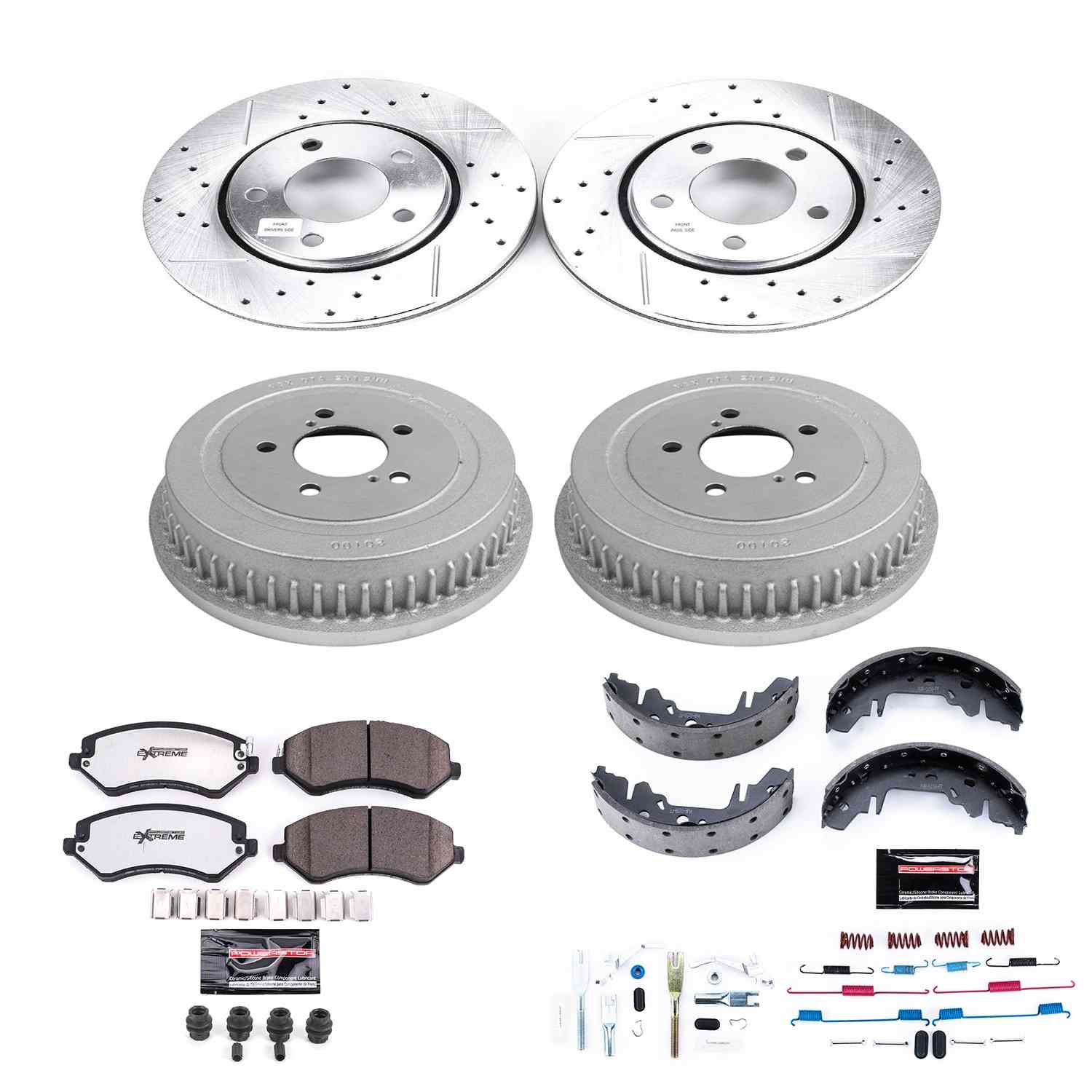 Power Stop 01-03 Chrysler Voyager Front & Rear Z36 Truck & Tow Brake Kit