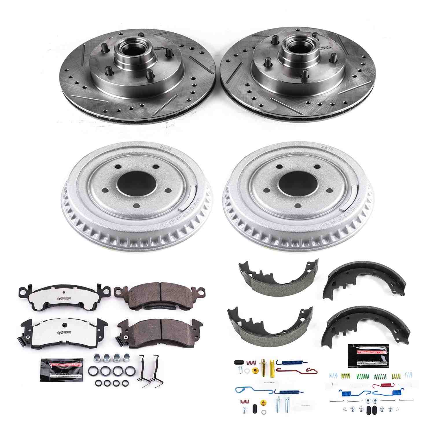 Power Stop 1975 Buick Apollo Front & Rear Z26 Street Warrior Brake Kit
