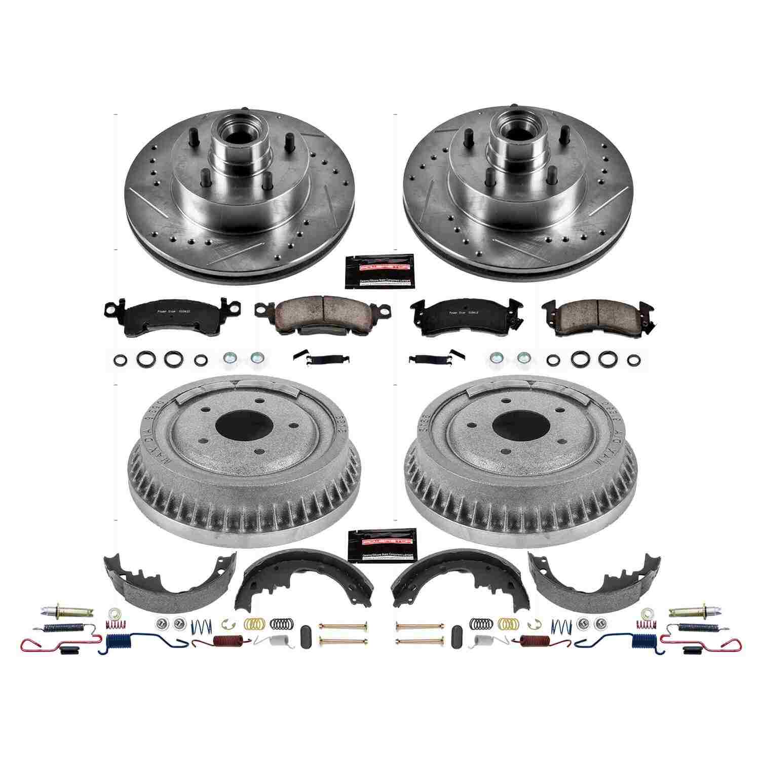 Power Stop 1975 Buick Apollo Front & Rear Z23 Evolution Sport Brake Kit