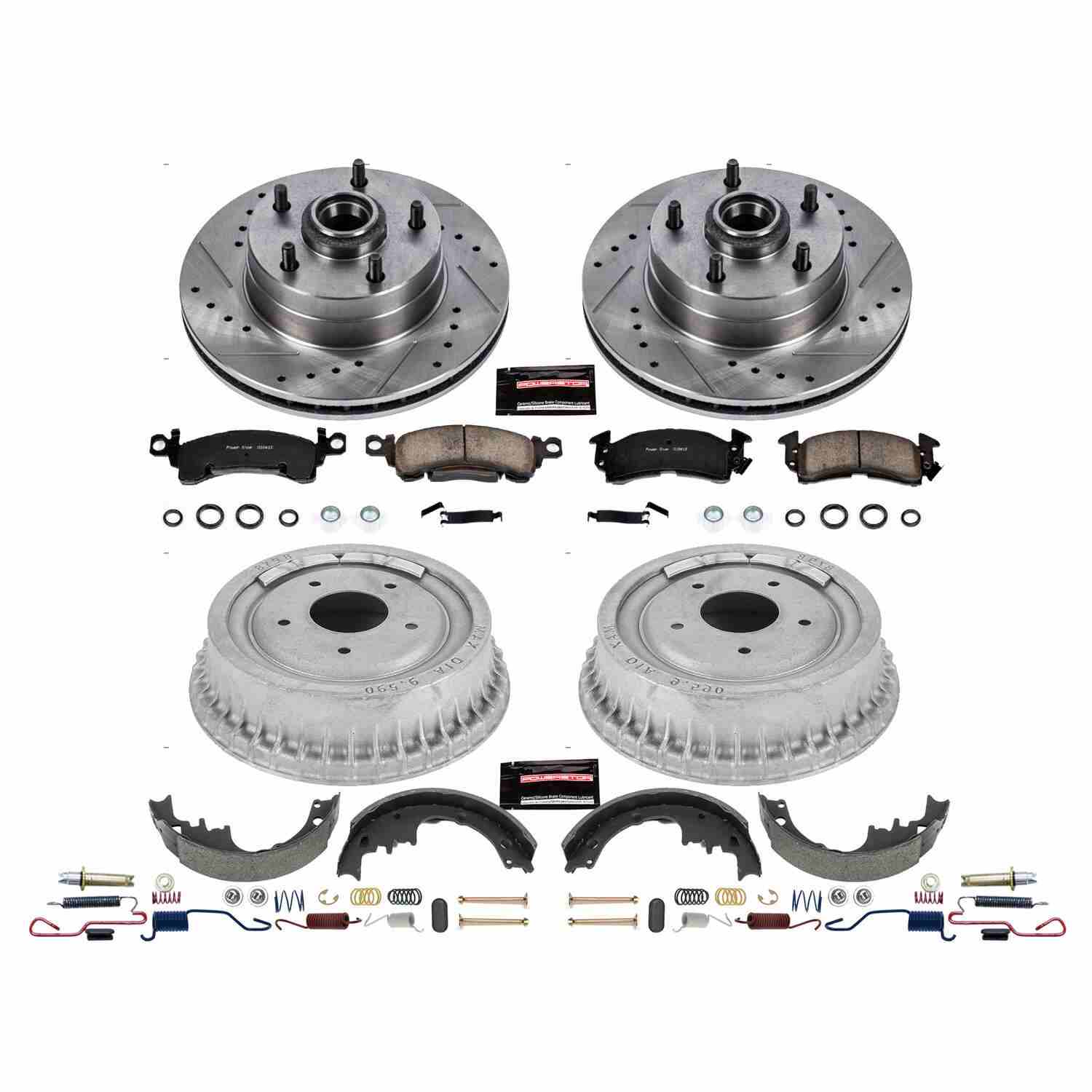 Power Stop 73-74 Buick Apollo Front & Rear Z23 Evolution Sport Brake Kit