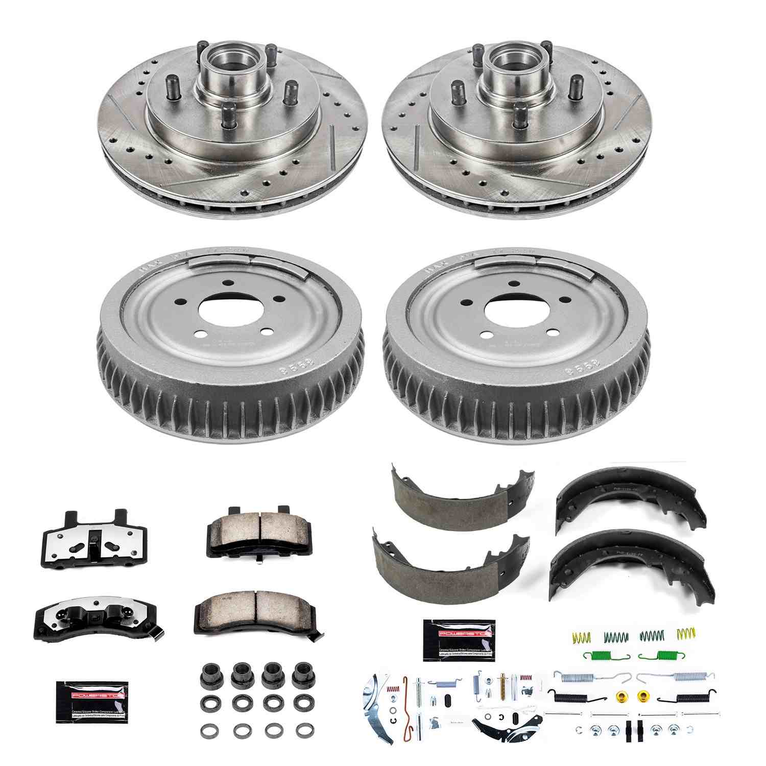 Power Stop 98-00 Chevrolet Tahoe Front & Rear Z36 Truck & Tow Brake Kit