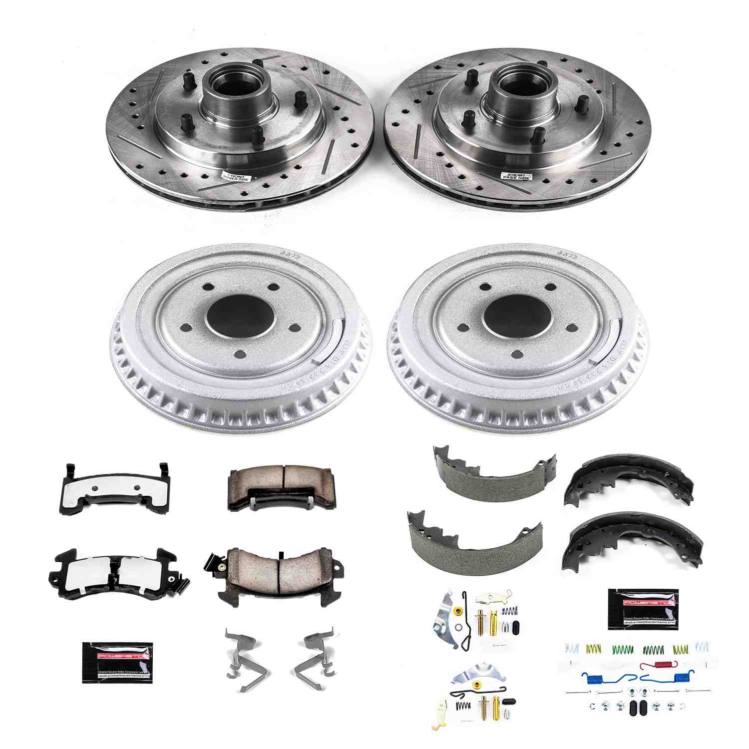 Power Stop 79-81 Buick Century Front & Rear Z36 Truck & Tow Brake Kit