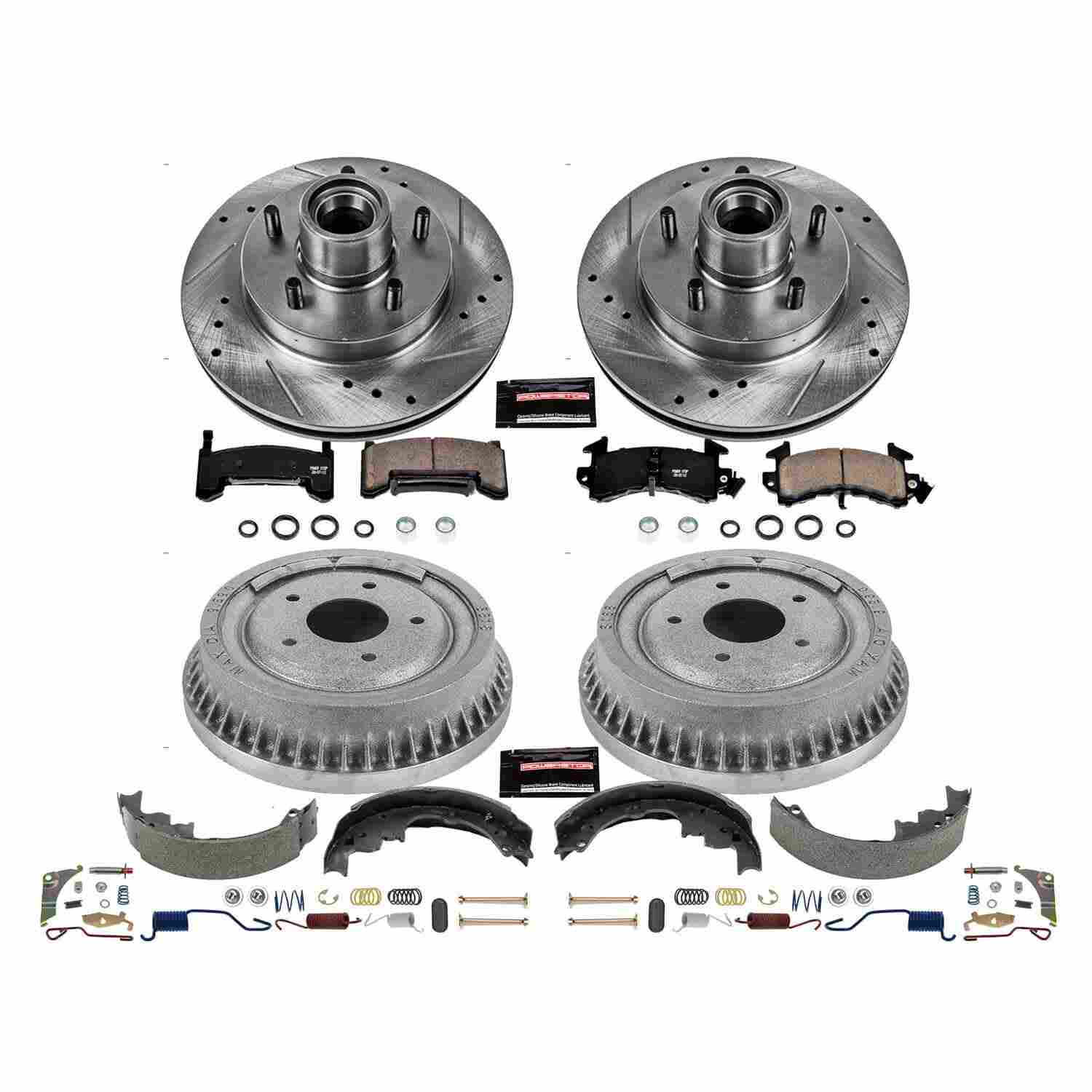 Power Stop 1984 Buick Regal Front & Rear Z23 Evolution Sport Brake Kit