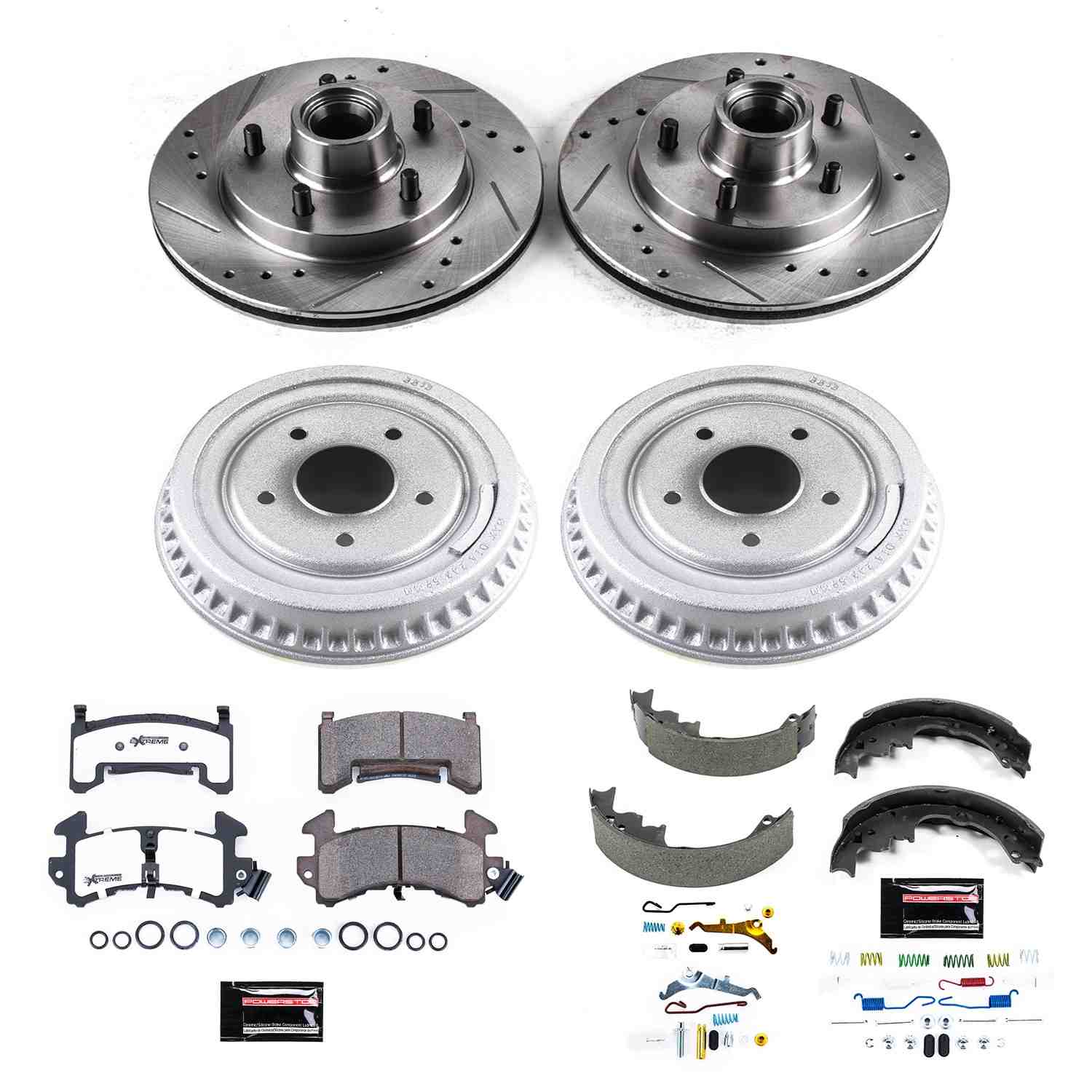 Power Stop 85-87 Buick Regal Front & Rear Z26 Street Warrior Brake Kit