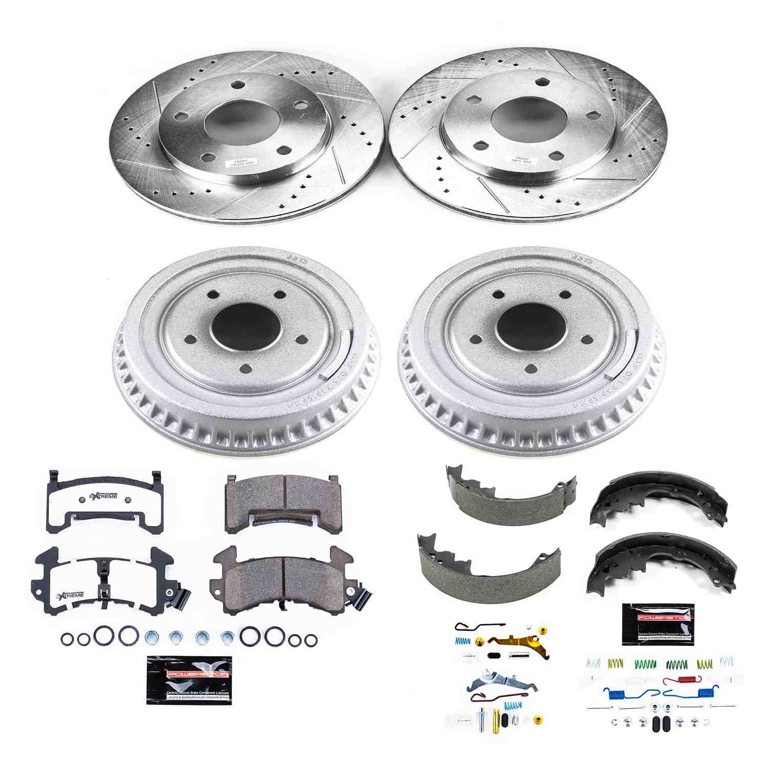 Power Stop 83-91 Chevrolet S10 Front & Rear Z26 Street Warrior Brake Kit