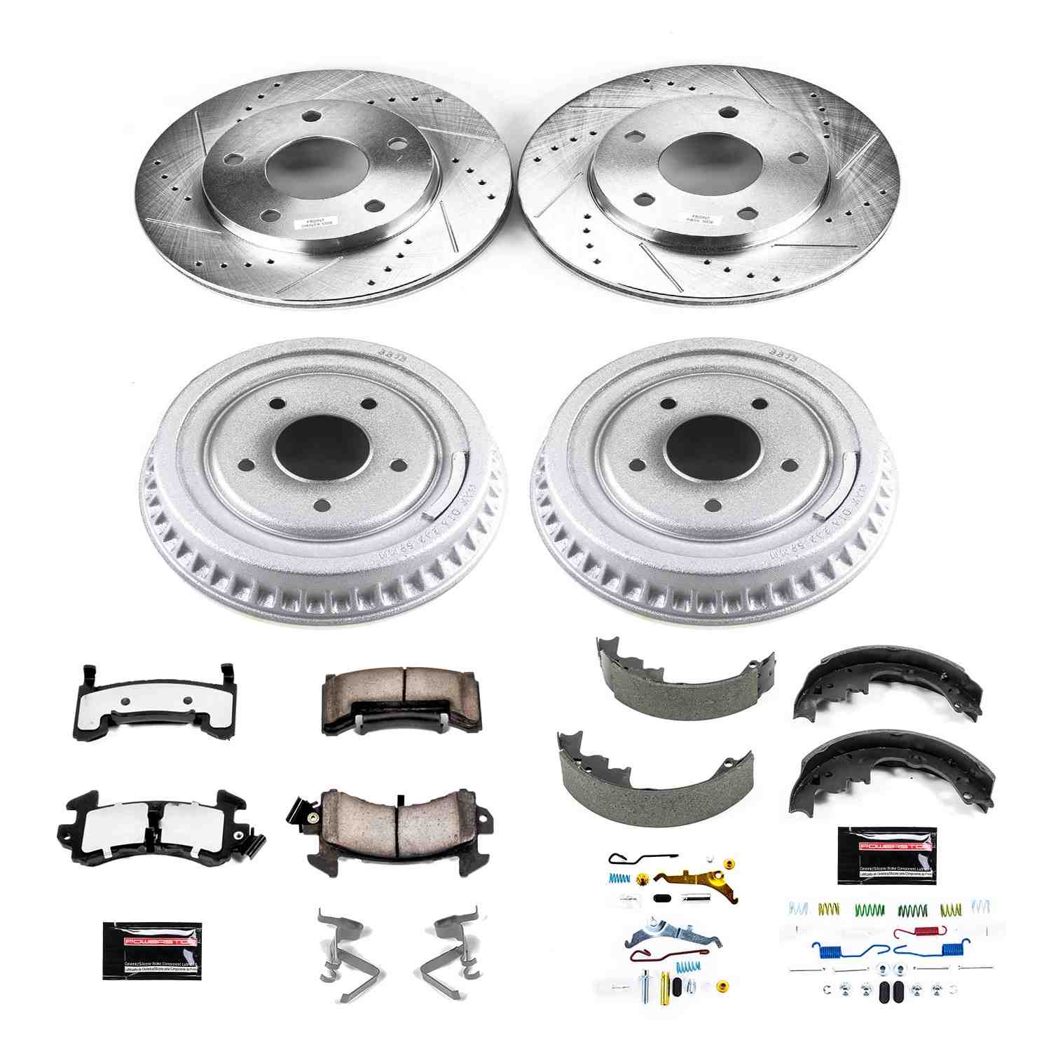 Power Stop 83-91 Chevrolet S10 Front & Rear Z36 Truck & Tow Brake Kit