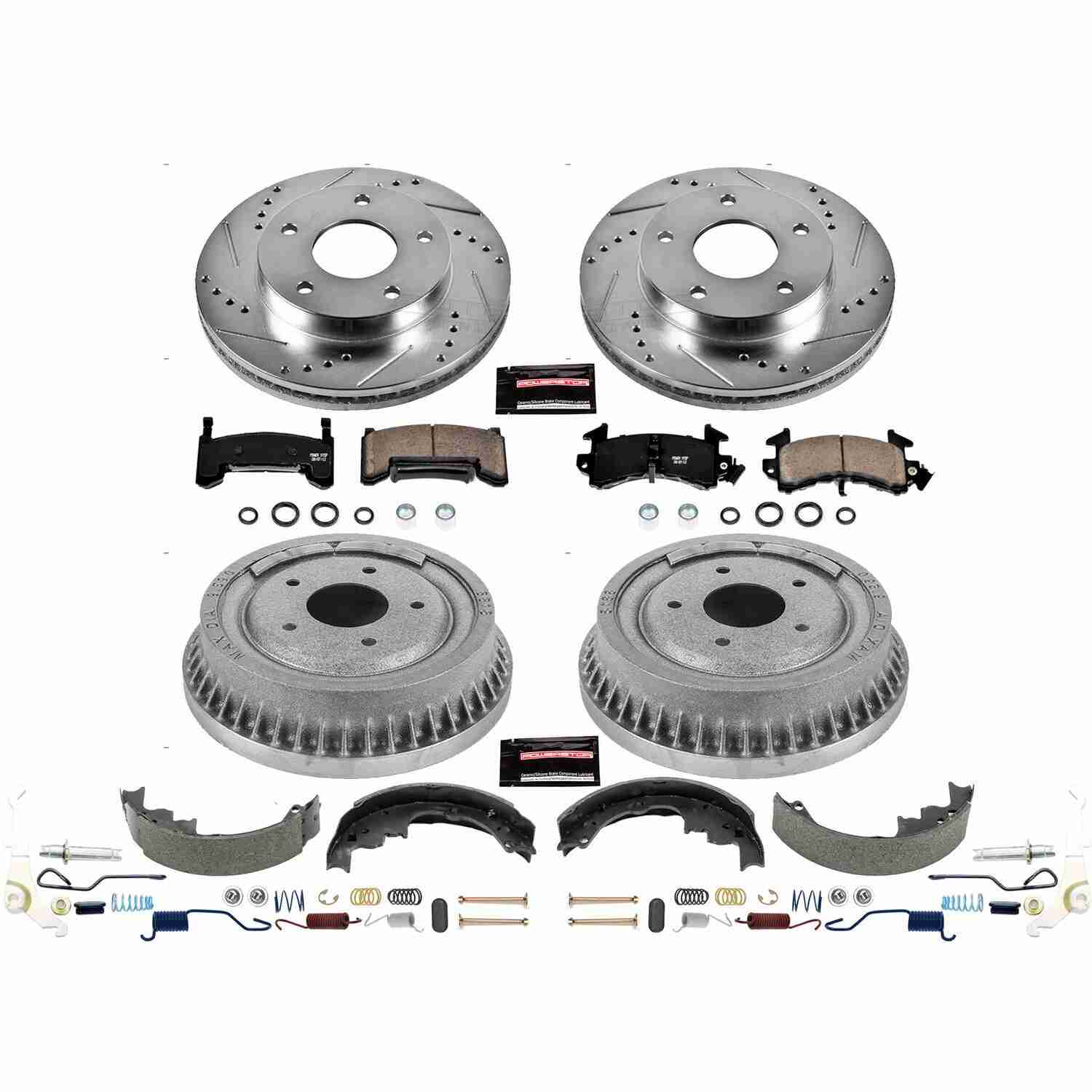 Power Stop 83-91 Chevrolet S10 Front & Rear Z23 Evolution Sport Brake Kit