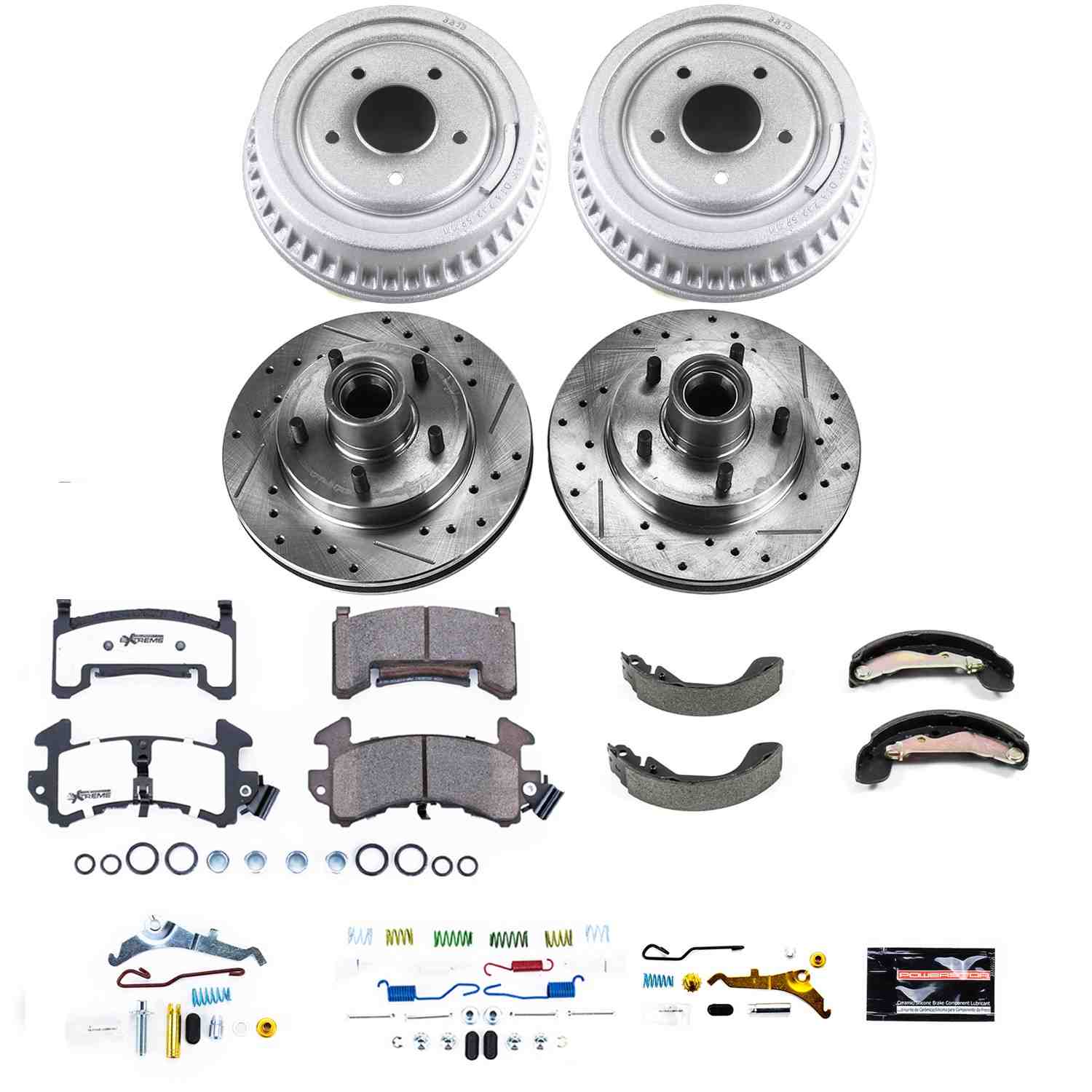 Power Stop 1991 Chevrolet S10 Blazer Front & Rear Z26 Street Warrior Brake Kit