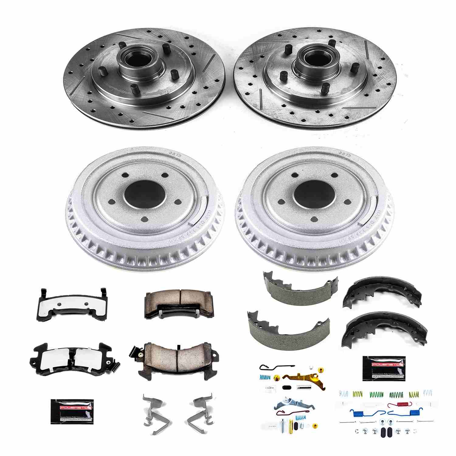 Power Stop 1991 Chevrolet S10 Blazer Front & Rear Z36 Truck & Tow Brake Kit