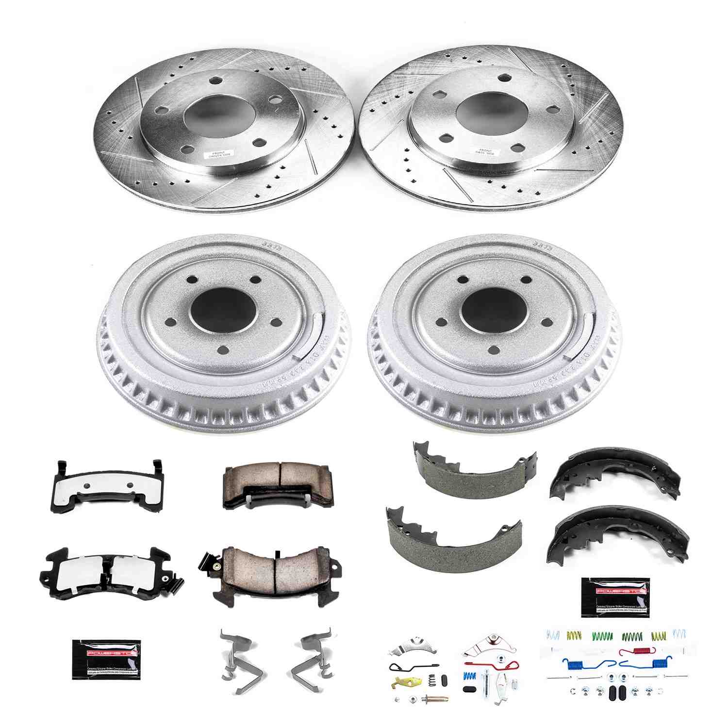 Power Stop 1984 GMC S15 Front & Rear Z36 Truck & Tow Brake Kit