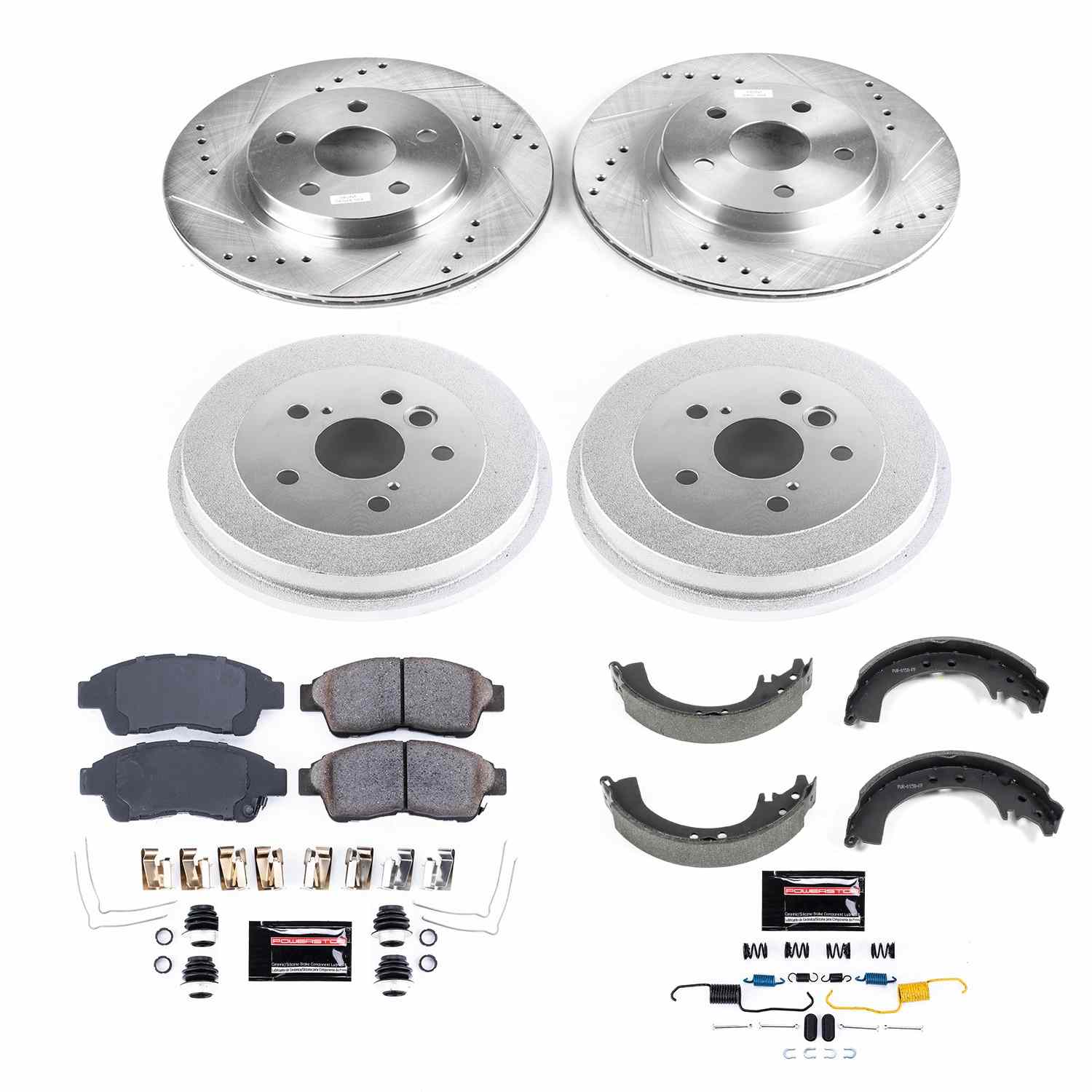 Power Stop 96-00 Toyota RAV4 Front & Rear Z23 Evolution Sport Brake Kit