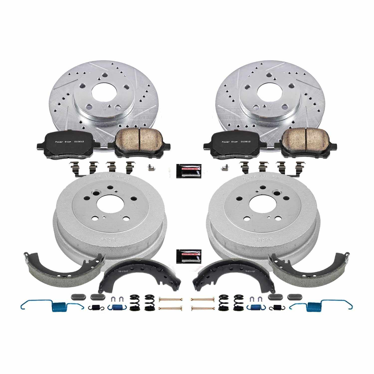 Power Stop 99-01 Toyota Solara Front & Rear Z23 Evolution Sport Brake Kit