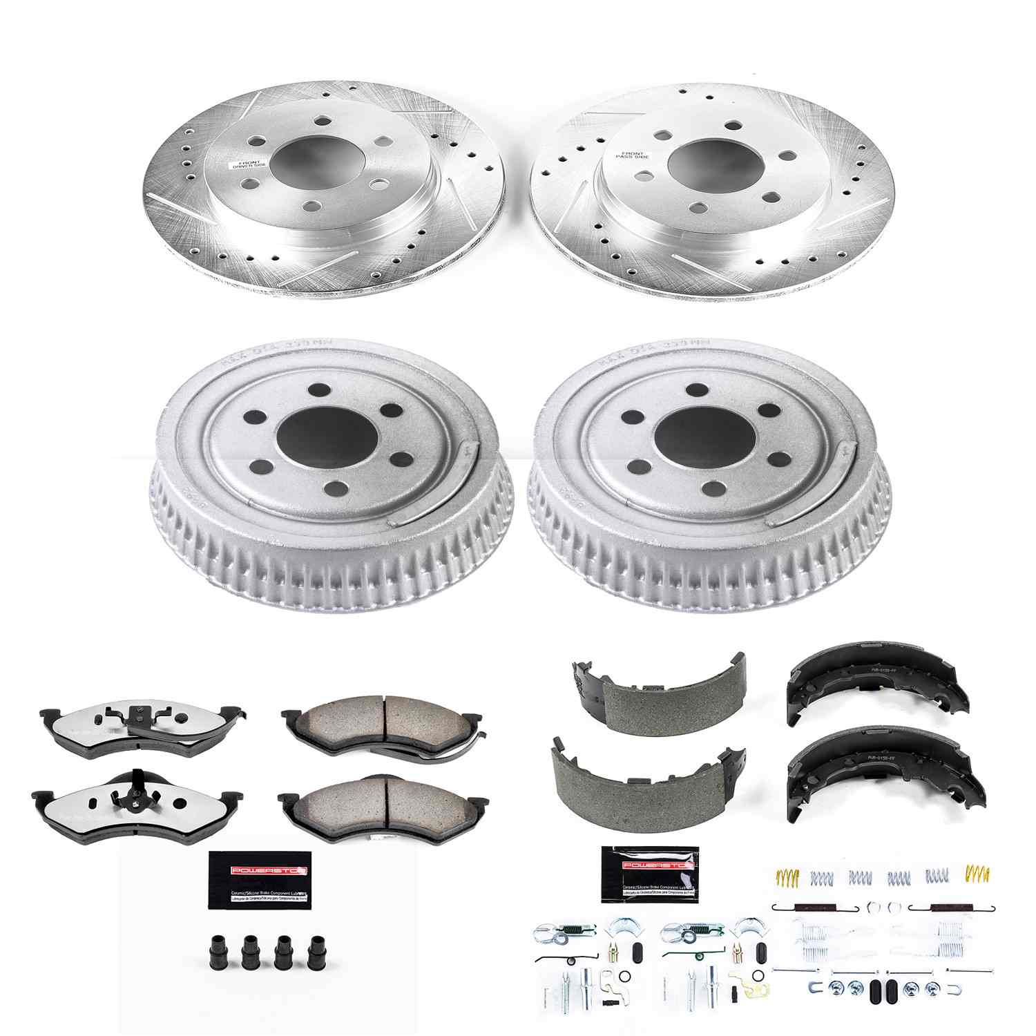 Power Stop 1999 Dodge Dakota Front & Rear Z36 Truck & Tow Brake Kit
