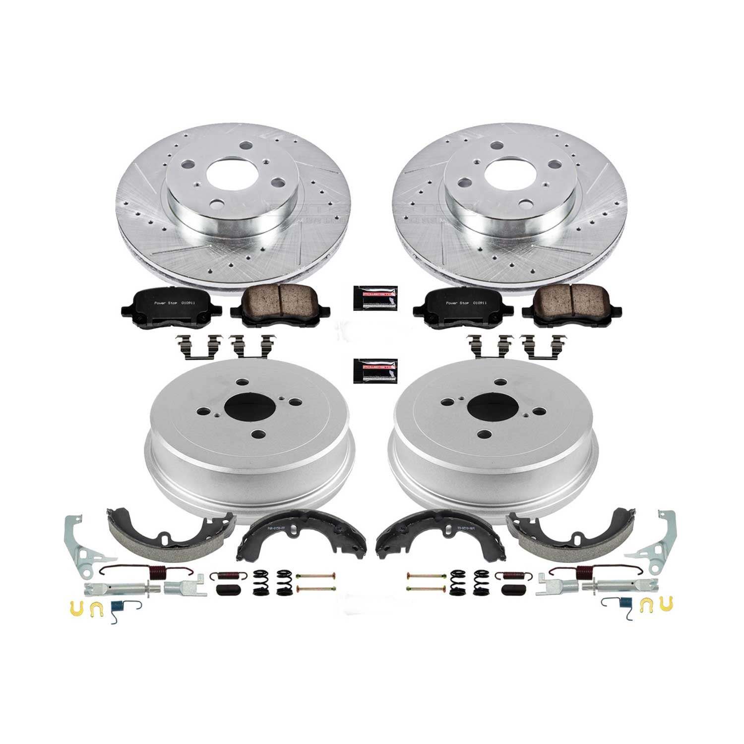 Power Stop 98-02 Chevrolet Prizm Front & Rear Z23 Evolution Sport Brake Kit