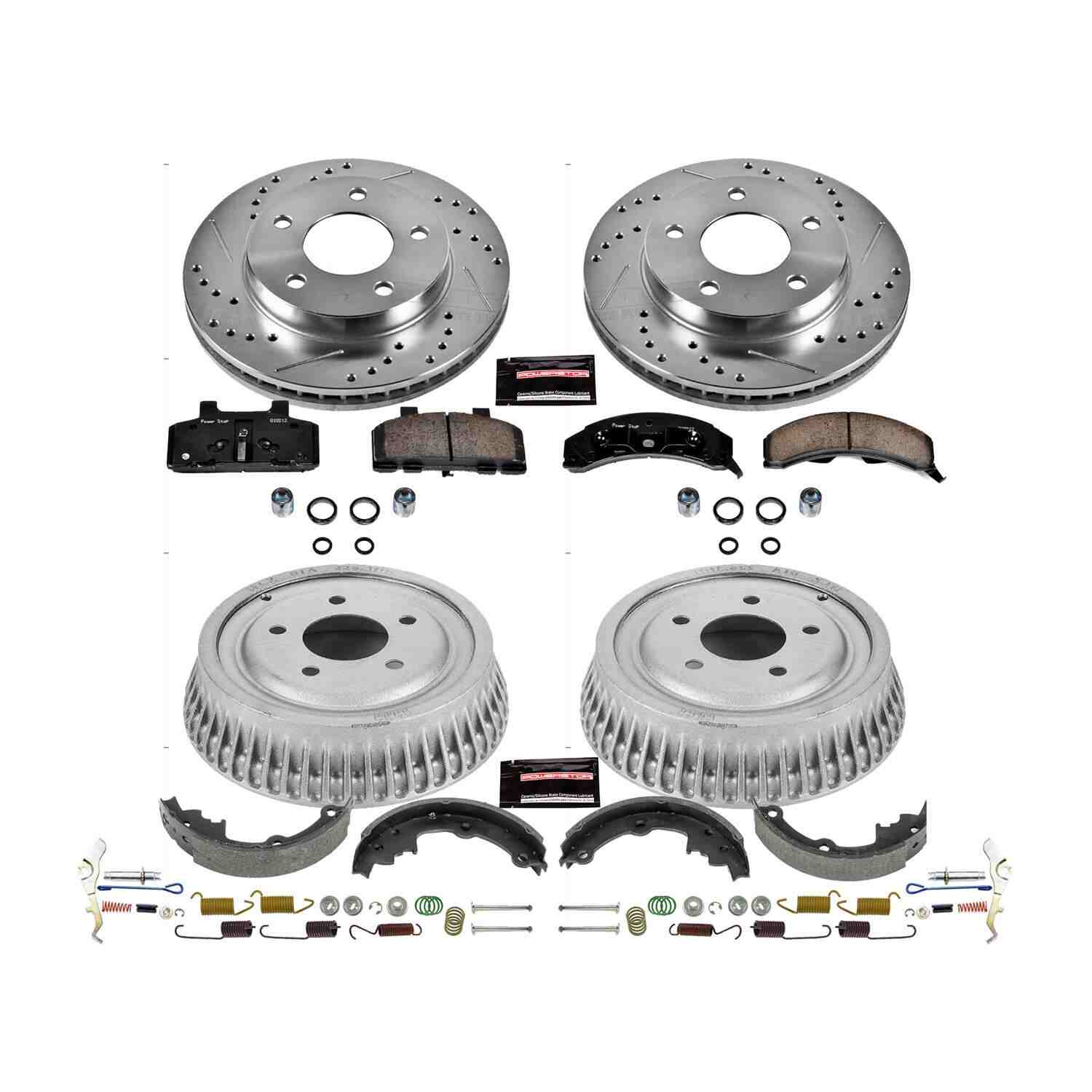 Power Stop 84-92 Buick Century Front & Rear Z23 Evolution Sport Brake Kit
