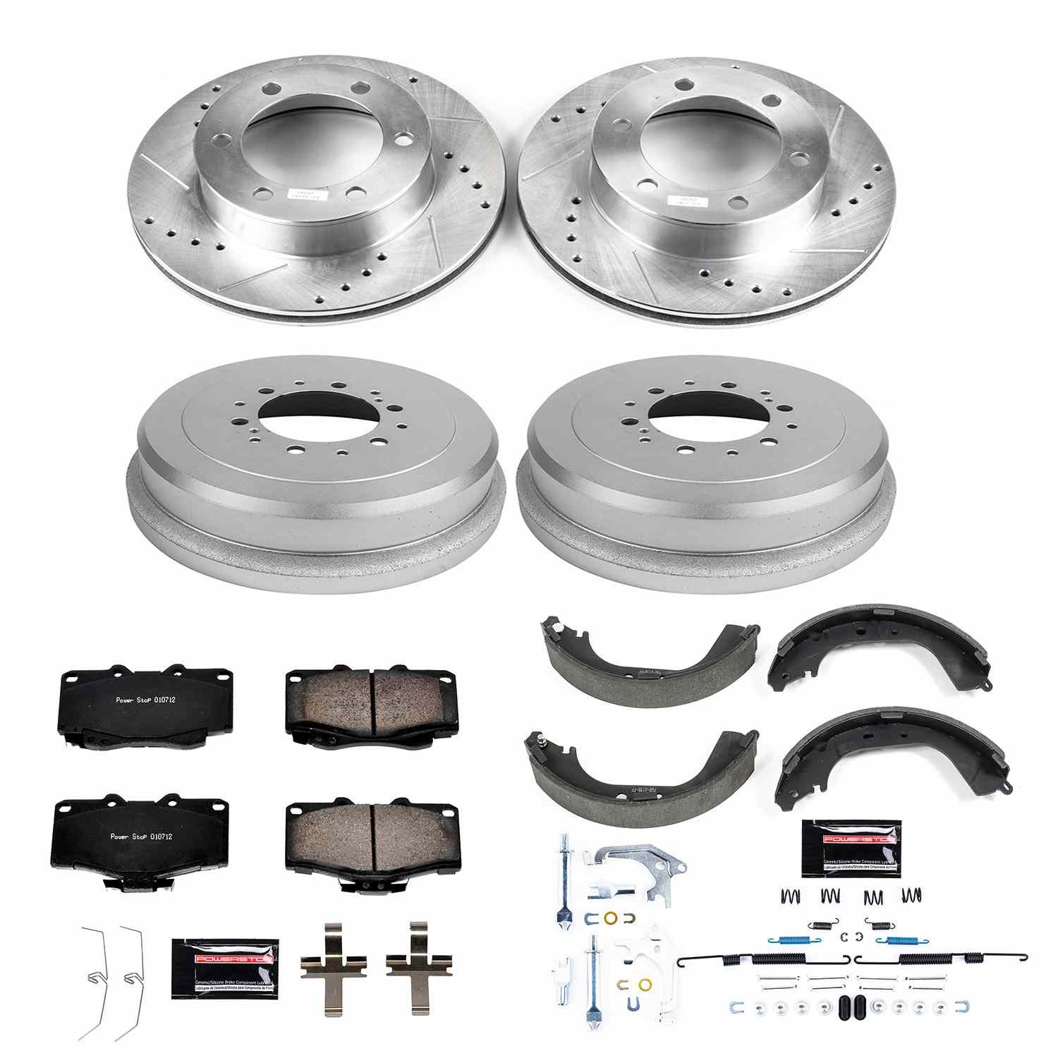 Power Stop 95-02 Toyota Tacoma Front & Rear Z23 Evolution Sport Brake Kit