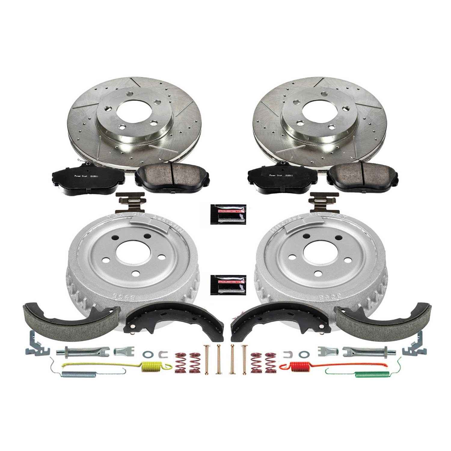 Power Stop 94-00 Ford Taurus Front & Rear Z23 Evolution Sport Brake Kit