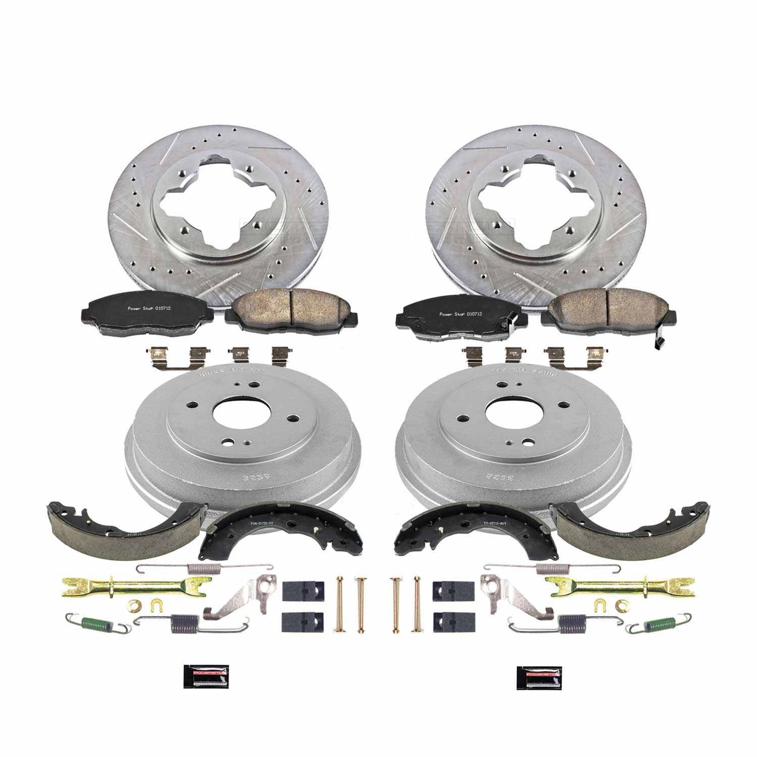 Power Stop 90-97 Honda Accord Front & Rear Z23 Evolution Sport Brake Kit